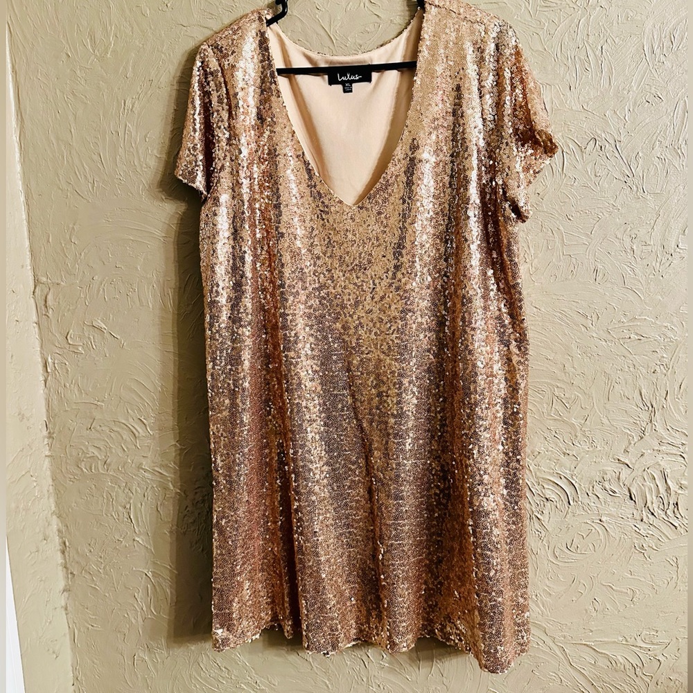 Lulus sequin dress